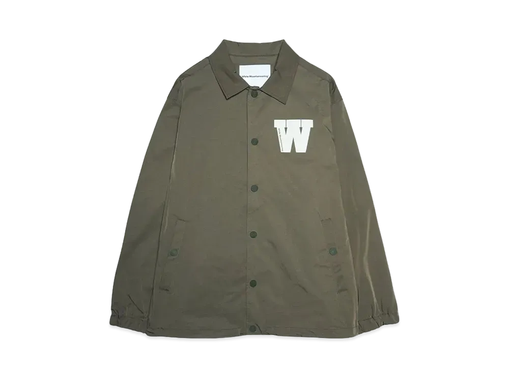 White Mountaineering WIND STOPPER COACH JACKET "KHAKI"