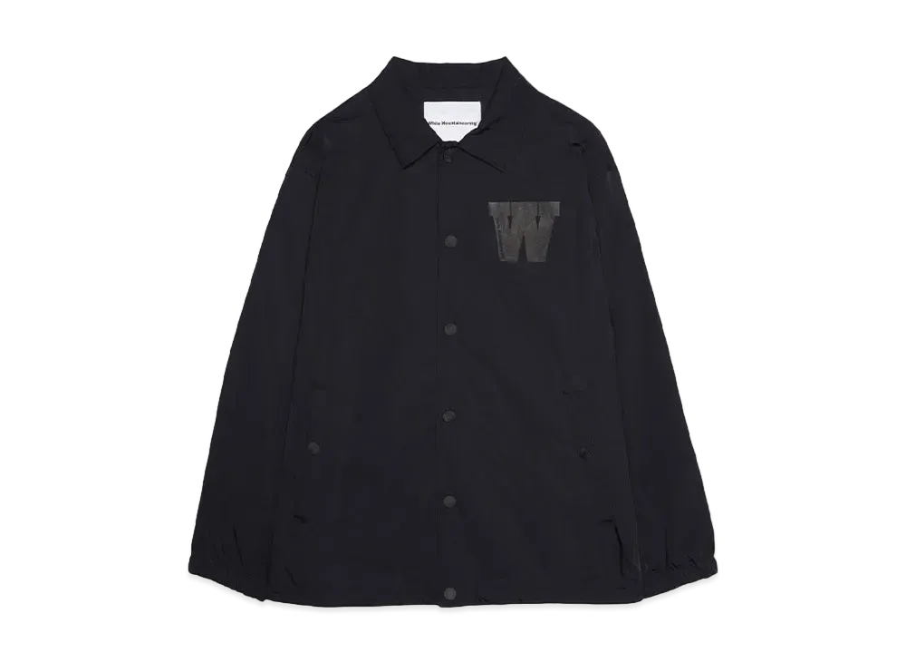 White Mountaineering WIND STOPPER COACH JACKET "BLACK"