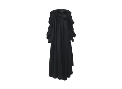 Alexander McQUEEN Draped Evening Dress "Black"