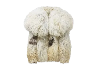 Alexander McQUEEN Exploded Shearling Coat "Beige"