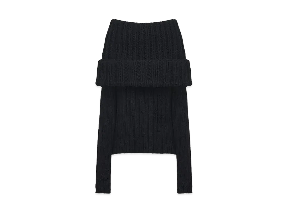 Alexander McQUEEN Exploded Colour Jumper "Black"