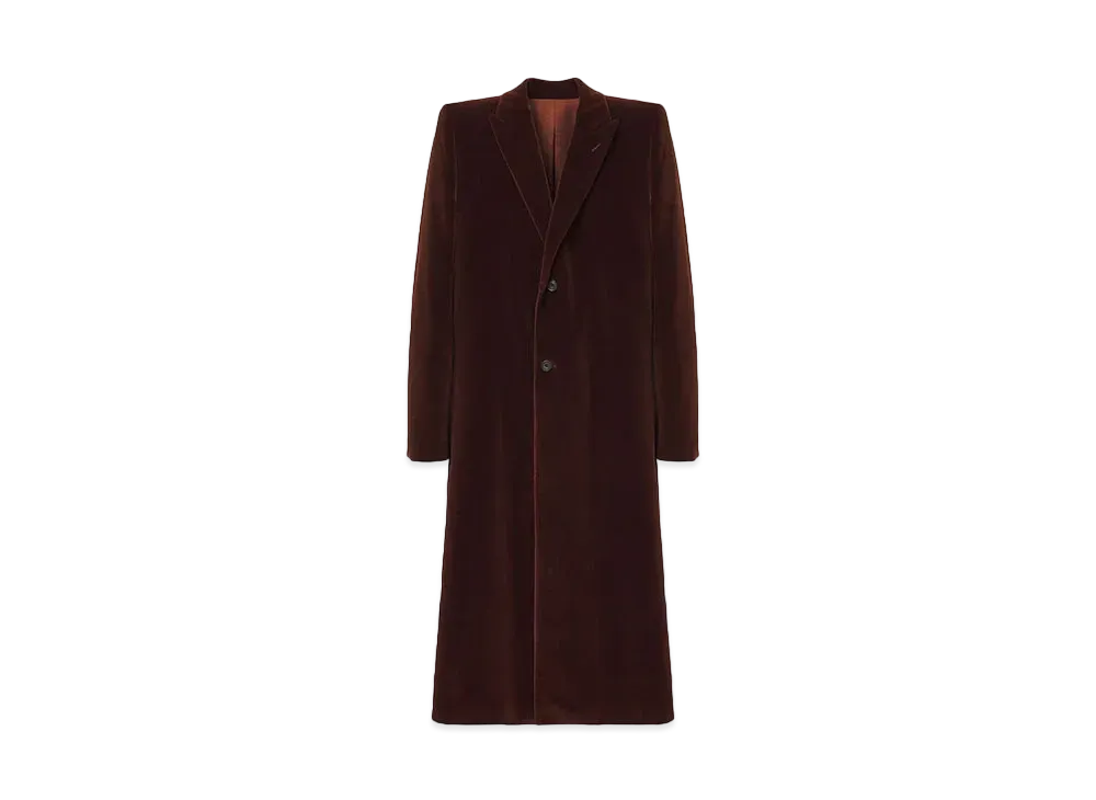Alexander McQUEEN Stacked Shoulder Boxy Coat "Last"