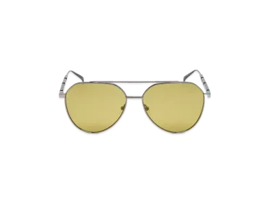 Alexander McQUEEN Metal Plate Pilot Sunglasses "Green"