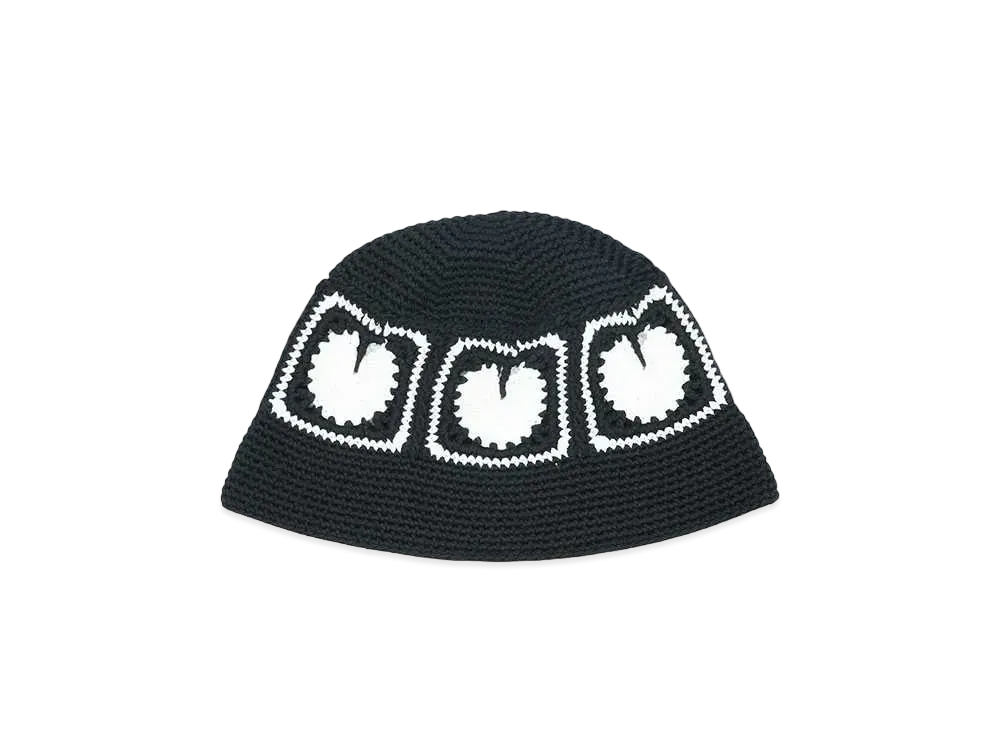 BASICKS Crochet Bucket Hat "BLACK"