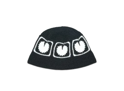 BASICKS Crochet Bucket Hat "BLACK"