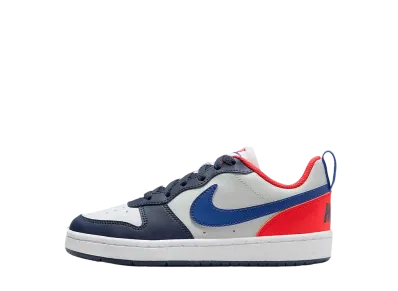 Nike GS Court Borough Low Recraft "Midnight Navy/Team Orange/Light Silver/Hyper Royal"