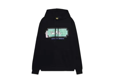 BROTHER MERLE Men's Knit Hooded Pullover - Wheel Of Fortune "BLACK"