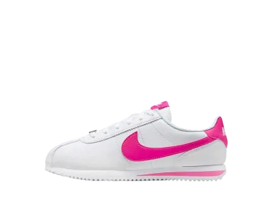 Nike GS Cortez "White/Laser Fuchsia"