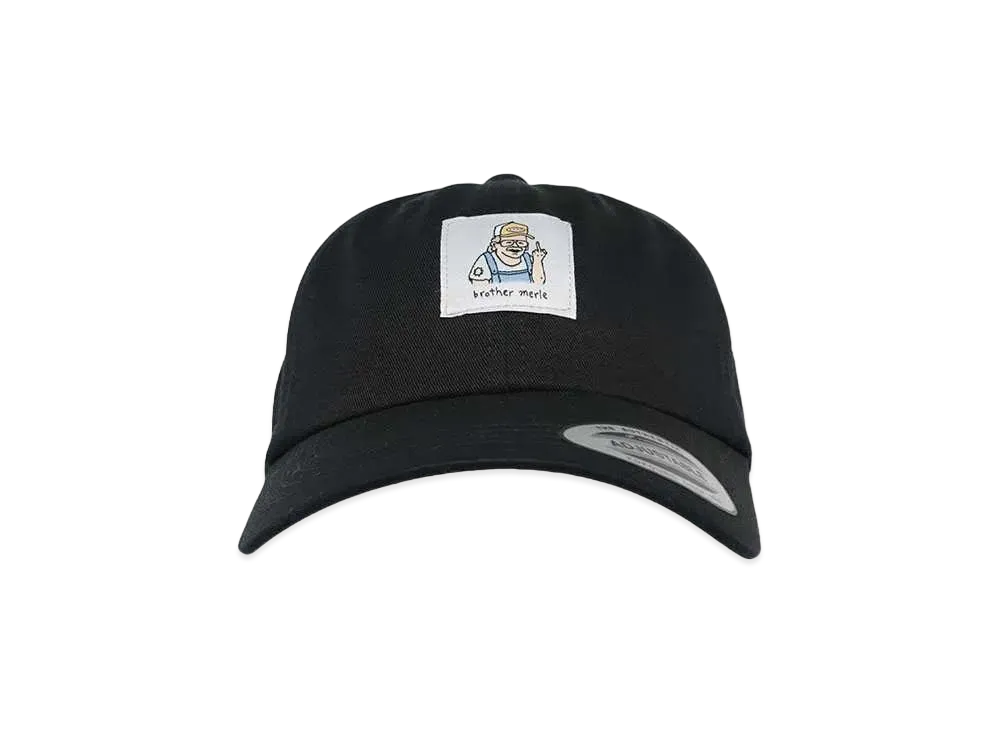 BROTHER MERLE Men's Woven Dad Hat - Randy "BLACK"