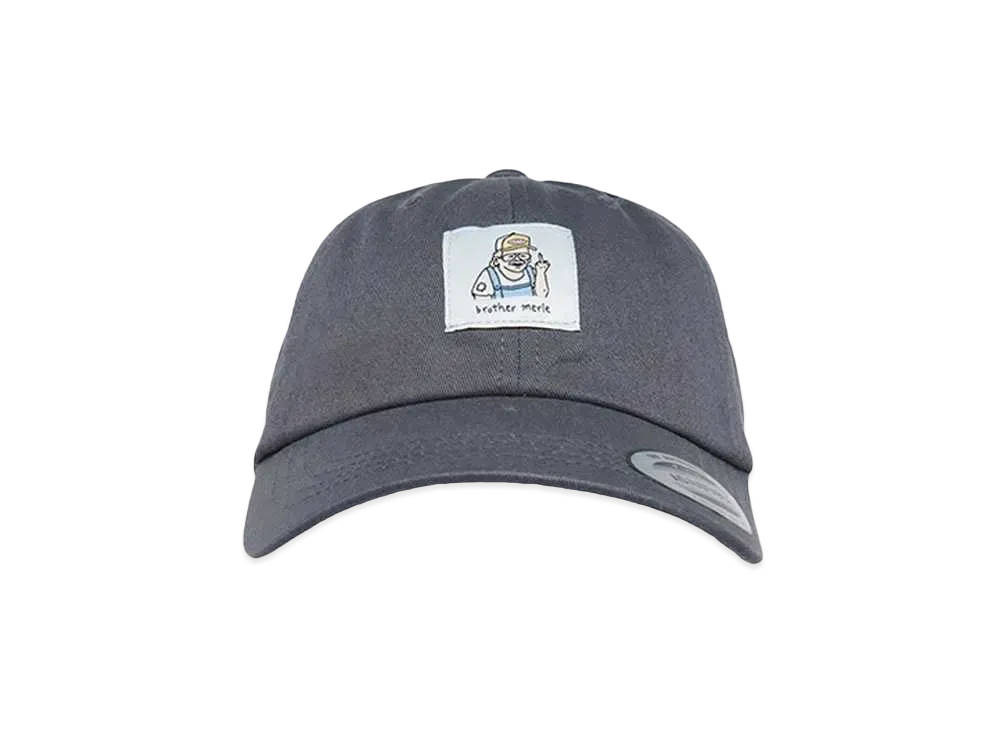 BROTHER MERLE Men's Woven Dad Hat - Randy "CHARCOAL"