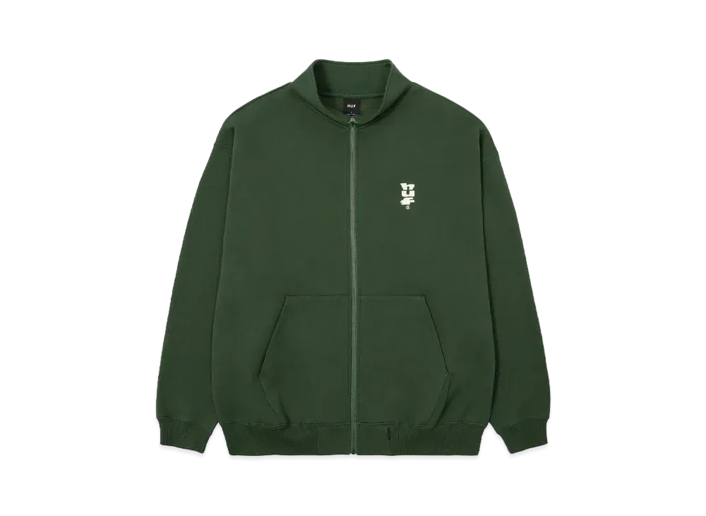 HUF Megablast Zip Fleece "Hunter Green"