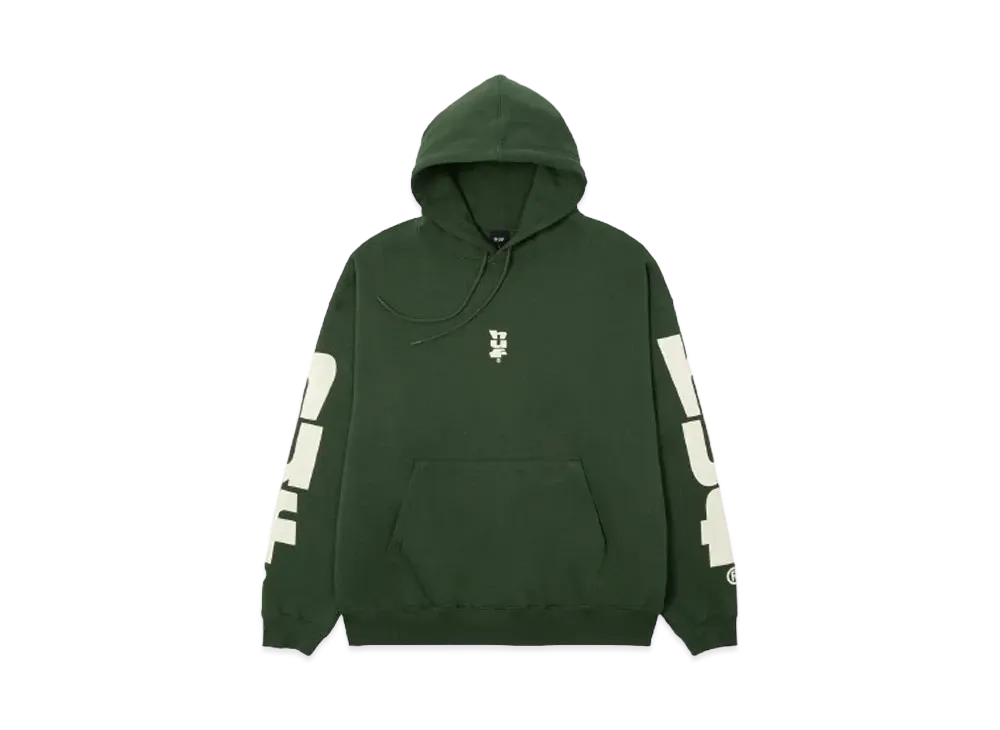 HUF Megablast Stretch Hoodie "Hunter Green"