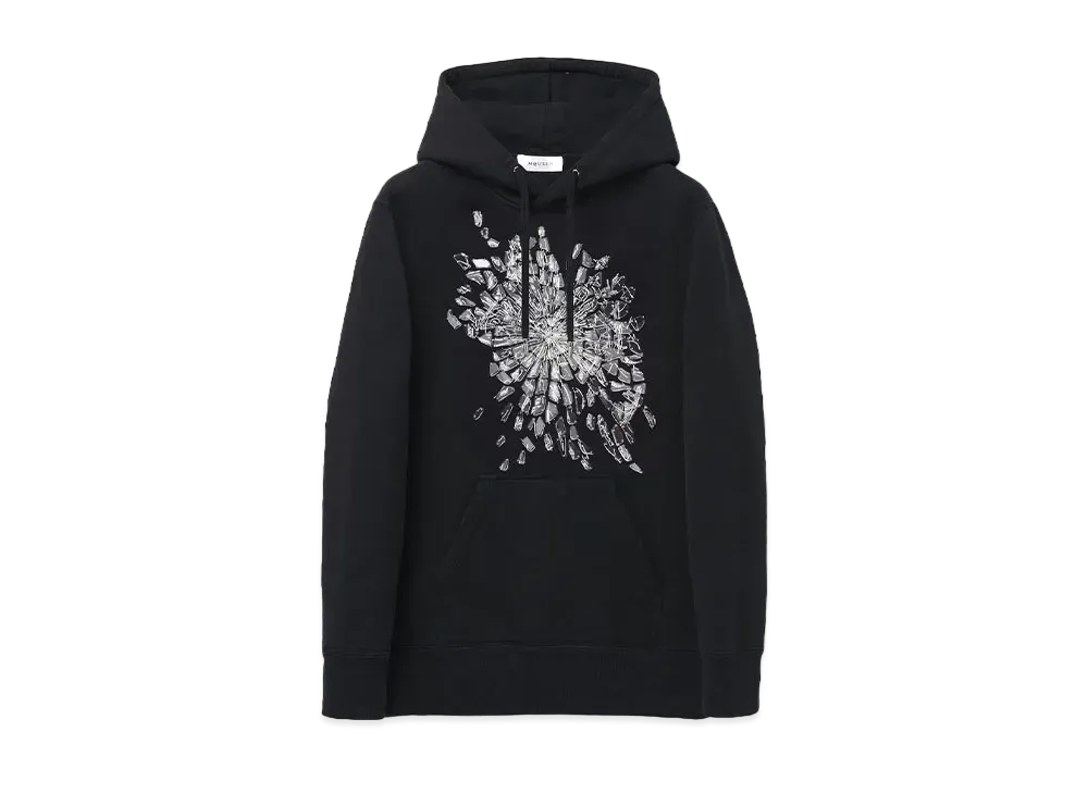 Alexander McQUEEN Embroidered Logo Hooded Sweatshirt 