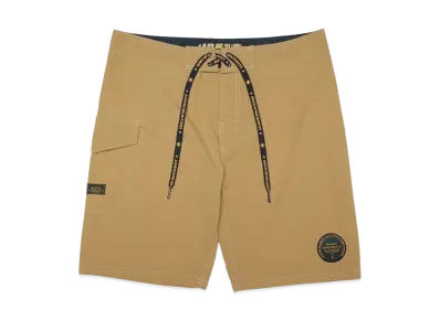 RATS LOGO SURF SHORT "BROWN"