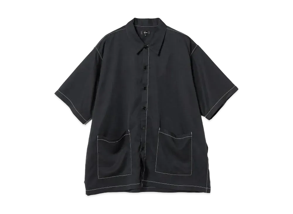 BEAMS Stitch Easy Shirt "Black"