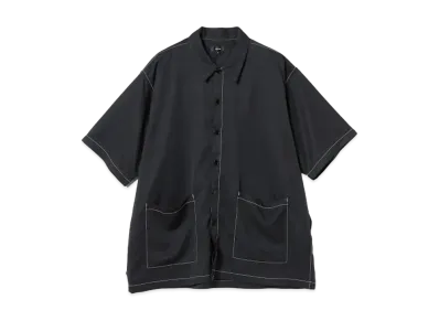 BEAMS Stitch Easy Shirt "Black"