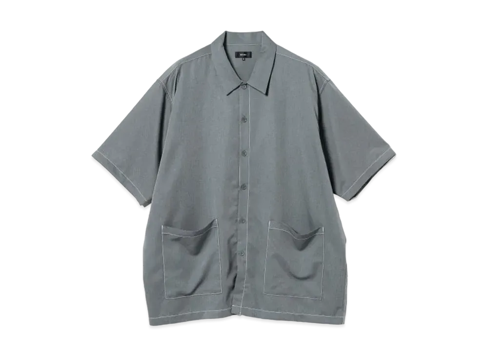 BEAMS Stitch Easy Shirt "Gray"