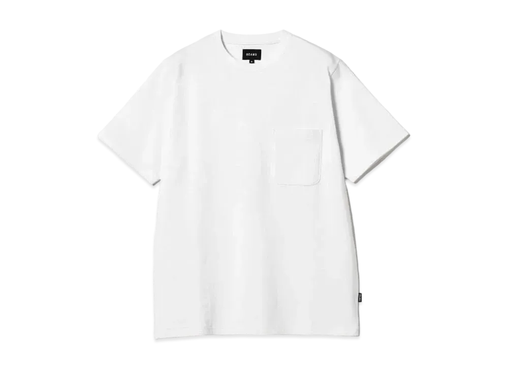 BEAMS Heavyweight Pocket T-shirt 24SS "White"