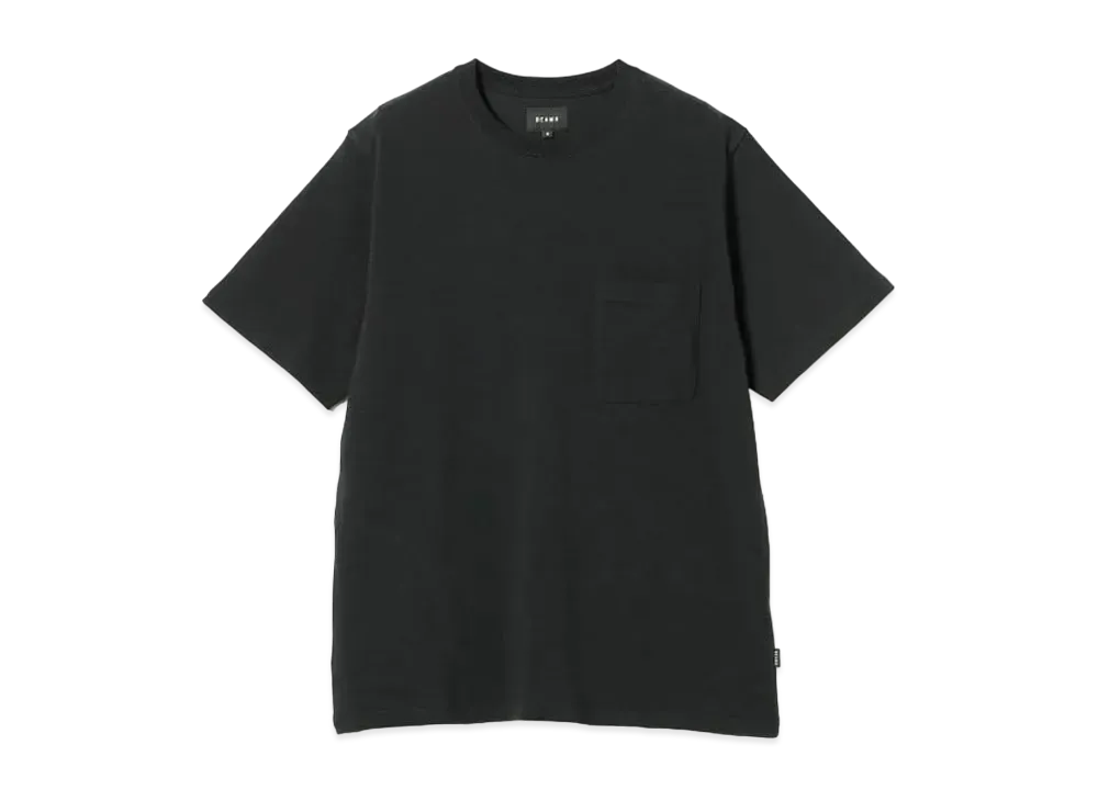 BEAMS Heavyweight Pocket T-shirt 24SS "Black"