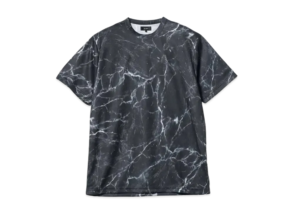 BEAMS Mesh Print Loose T-shirt "Black"
