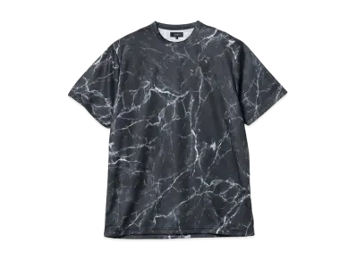BEAMS Mesh Print Loose T-shirt "Black"