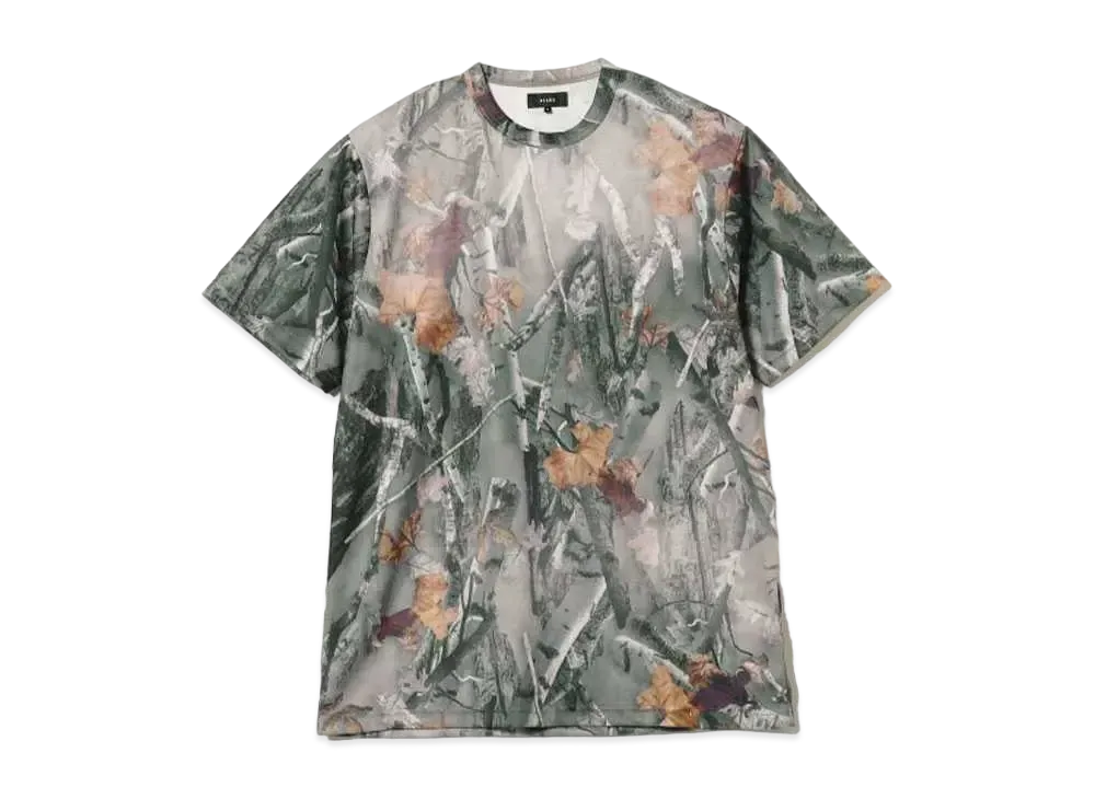 BEAMS Mesh Print Loose T-shirt "Tree"