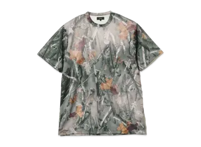 BEAMS Mesh Print Loose T-shirt "Tree"
