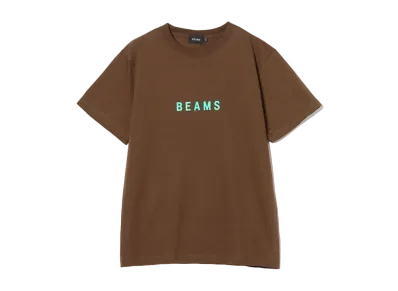 BEAMS Logo T-shirt 24SS "Brown"