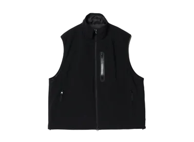 BEAMS Reversible Padded Vest "Black"