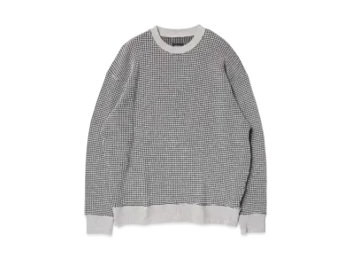 BEAMS Heavyweight Waffle T-shirt "Gray"
