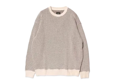 BEAMS Heavyweight Waffle T-shirt "Beige"