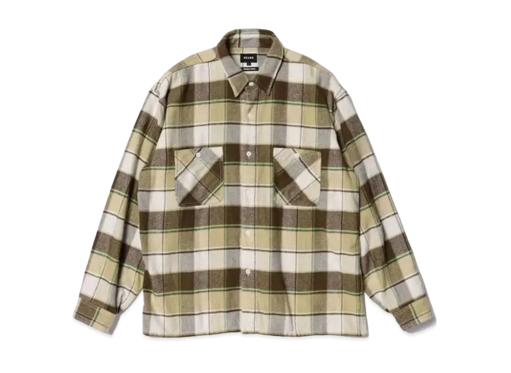 BEAMS Jazz Nep Shirt "Beige"