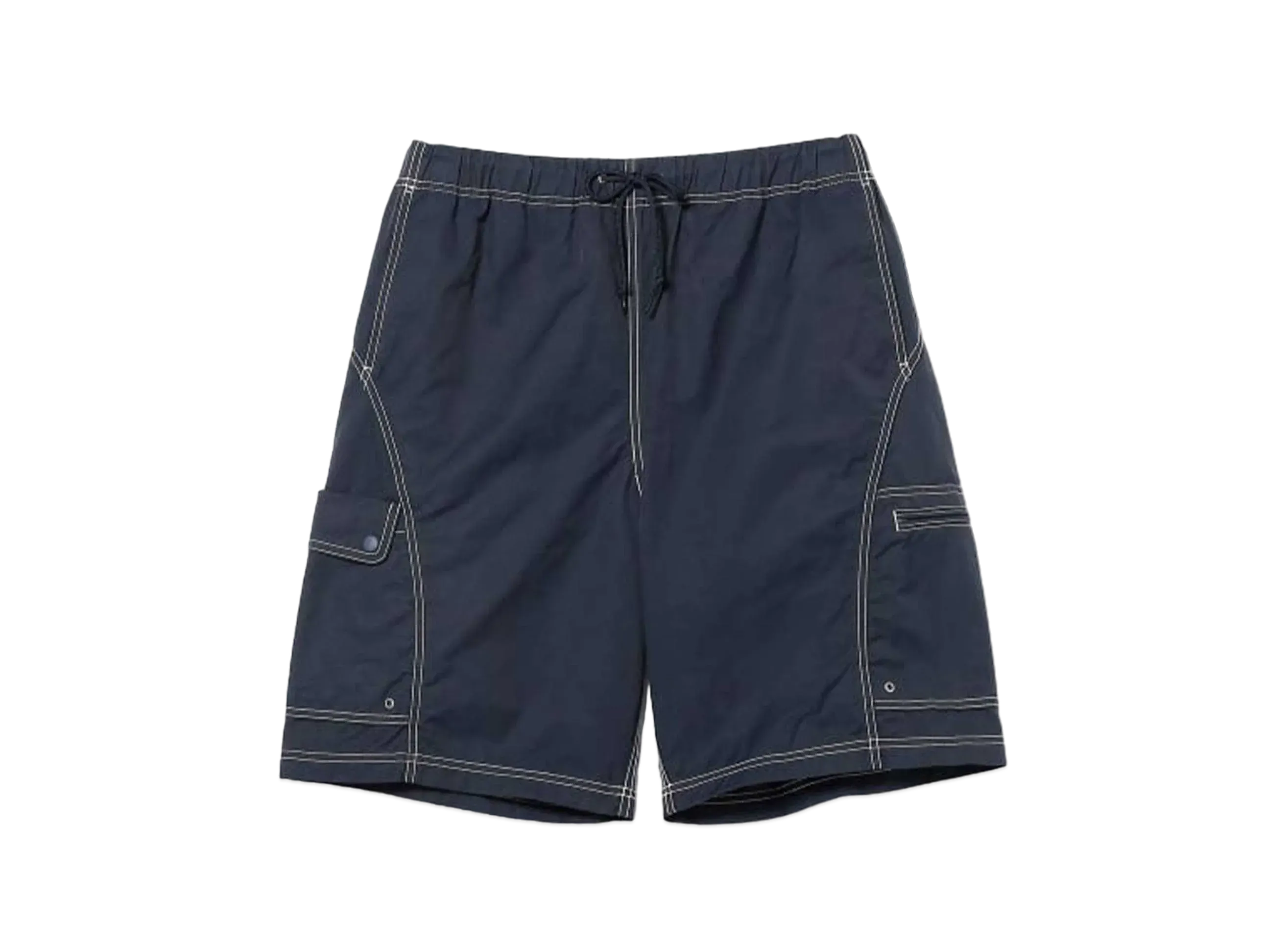BEAMS Wide Fit Easy Shorts "Navy"
