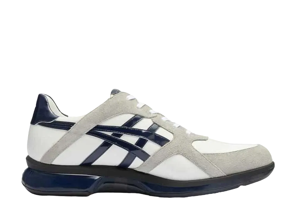コルテ × アシックス ランウォーク 3E "ホワイト/ディープブルー"