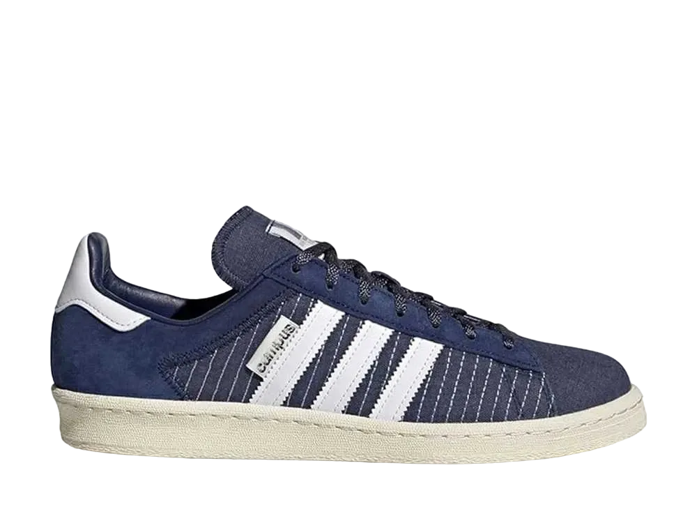 adidas Campus 80s Sashiko "Dark Blue/Footwear White/Off White"