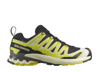 サロモン XA プロ 3D V9 ゴアテックス "ブラック/サルファースプリング/ピューター"
