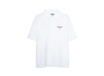 ANDFAMILYS CLASSIC WORK SHIRT "WHITE"