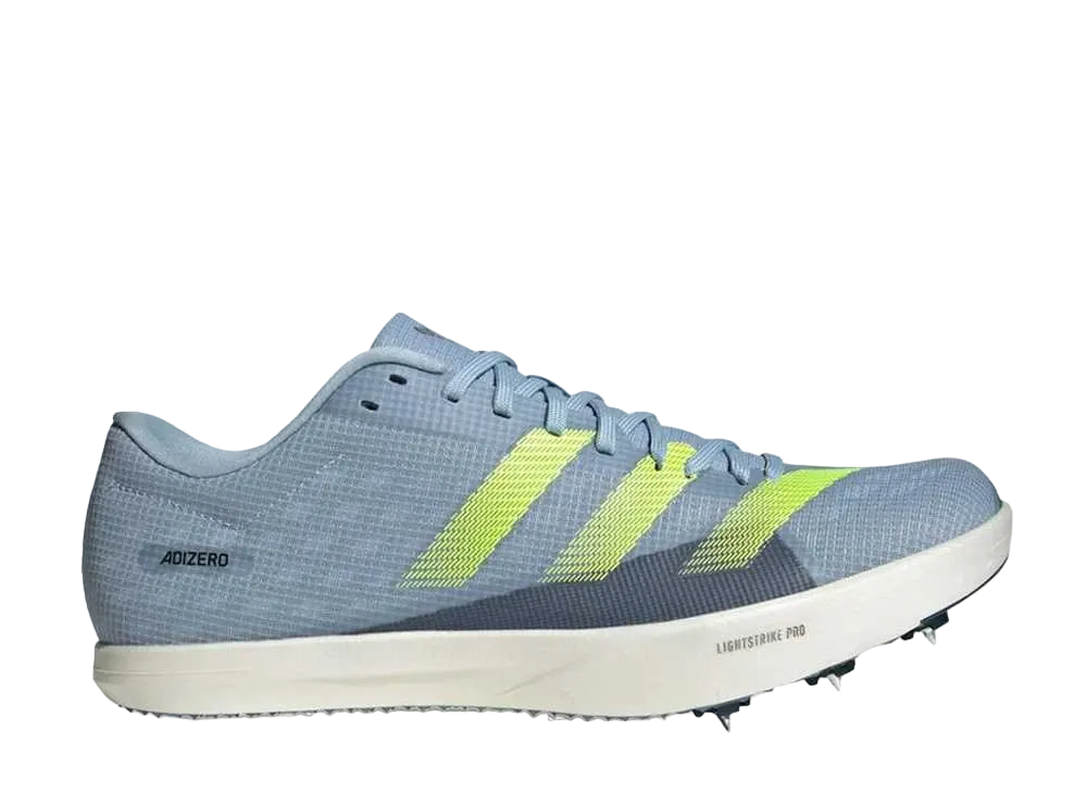 アディダス アディゼロ ロングジャンプ "ワンダーブルー/ルシッドレモン/アークティックナイト"