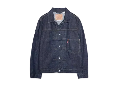 LEVI'S TYPE I TRUCKER "ROLL UP SELVEDGE TRUCKER / DARK INDI..."