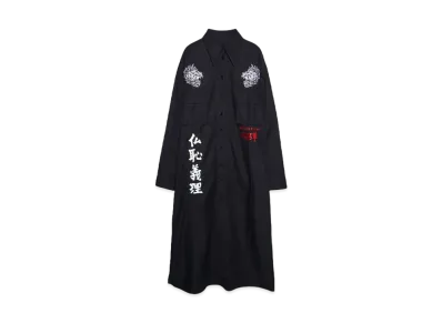 LU'U DAN TOKKO-LD OVERSHIRT "BLACK"