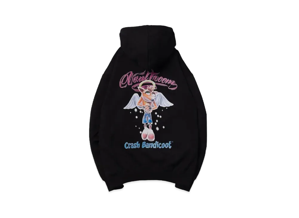 VAULTROOM x Crash Bandicoot Angel Hoodie "Black"