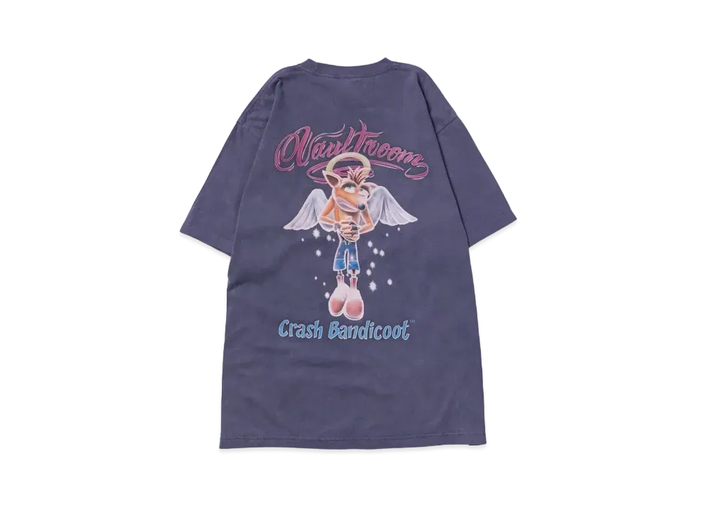 vaultroom ANGEL TEE / VIOLET サイズL VAULTROOM x Crash Bandicoot Angel Tee