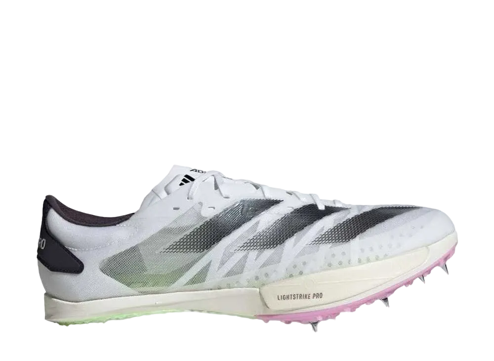 アディダス アディゼロ アンビション ライトストライク "フットウェアホワイト/コアブラック/グリーンスパーク"