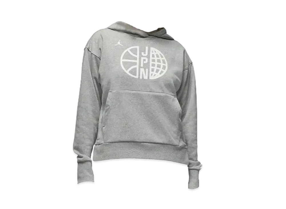 Nike Women's Japan Practice Jordan Basketball Fleece Parka "Dark Gray Heather"