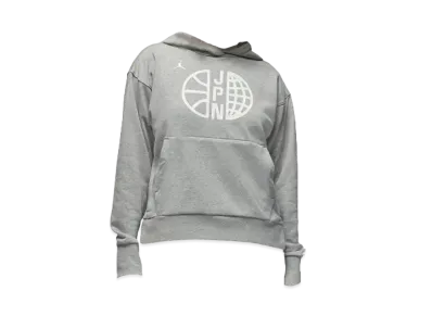 Nike Women's Japan Practice Jordan Basketball Fleece Parka "Dark Gray Heather"