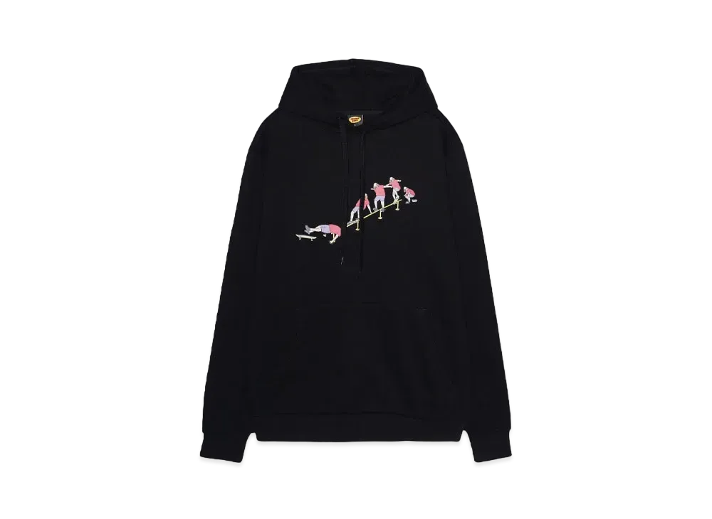 BROTHER MERLE Men's Knit Hooded Pullover - Epic Bail "BLACK"