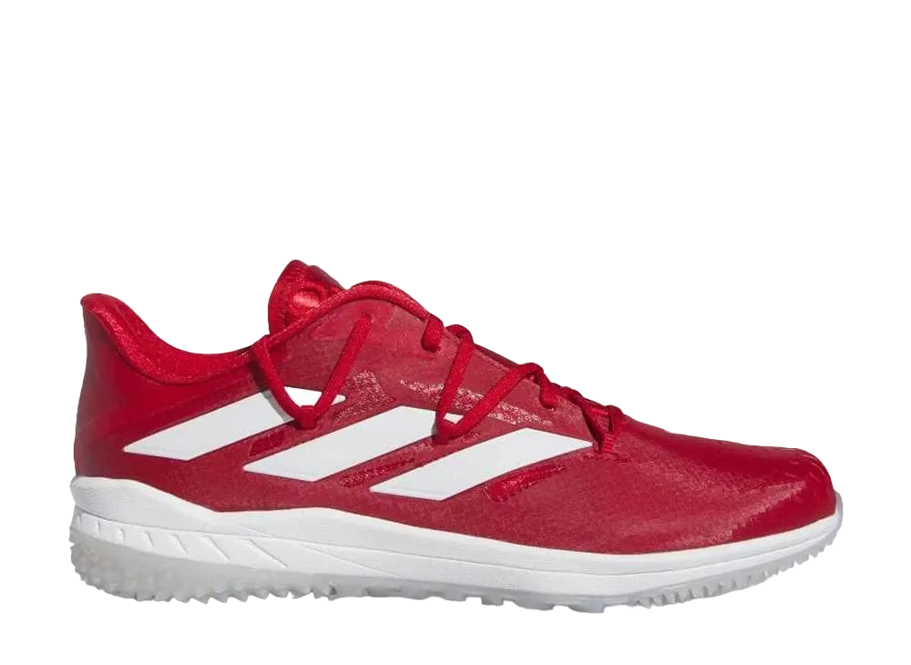 アディダス アディゼロ アフターバーナー9 ターフ ベースボール "チームパワーレッド/フットウェアホワイト/シルバーメタリック"