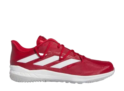adidas Adizero Afterburner 9 Turf Baseball "Team Power Red/Footwear White/Silver Metallic"