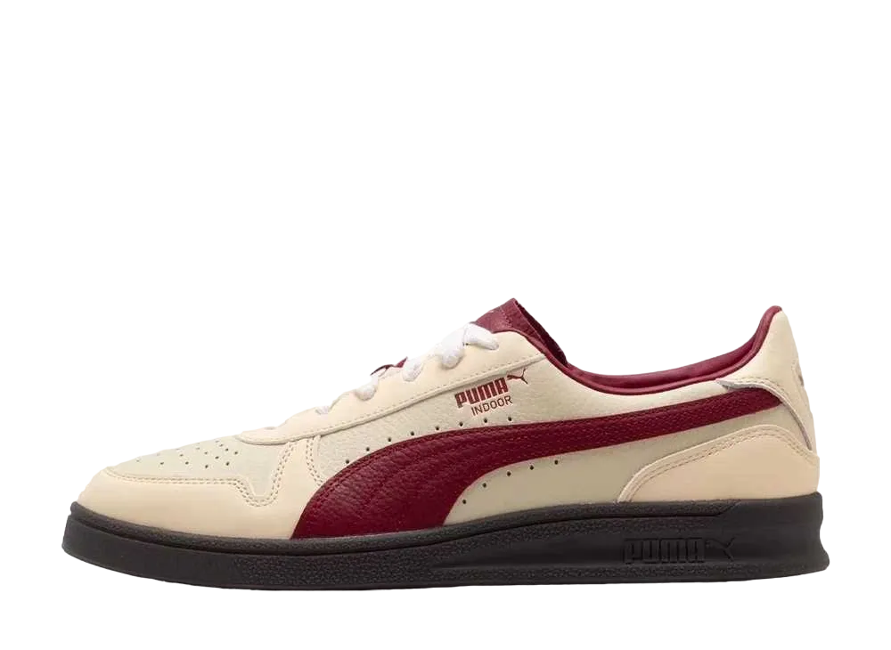 Puma Indoor Players Lane "Creamy Vanilla/Intense Red"