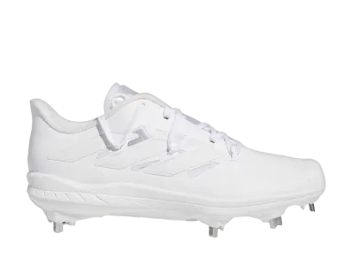 adidas Adizero Afterburner 9 Cleats "Footwear White/Gold Metallic"